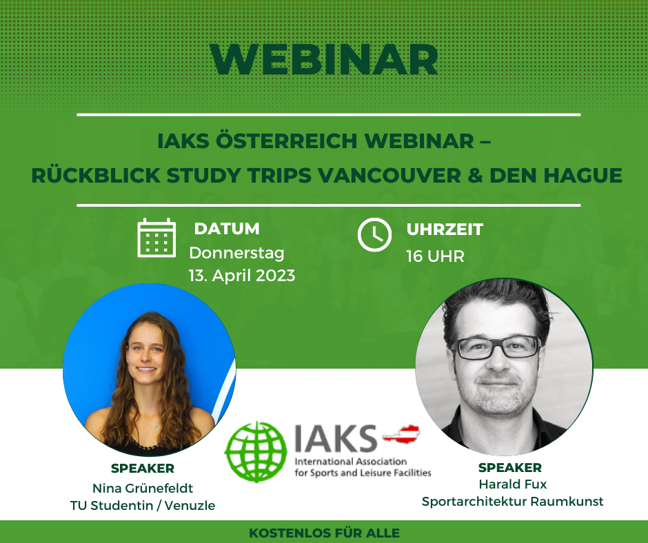 IAKS Österreich Webinar - Rückblick Study Trips Vancouver & Den Hague