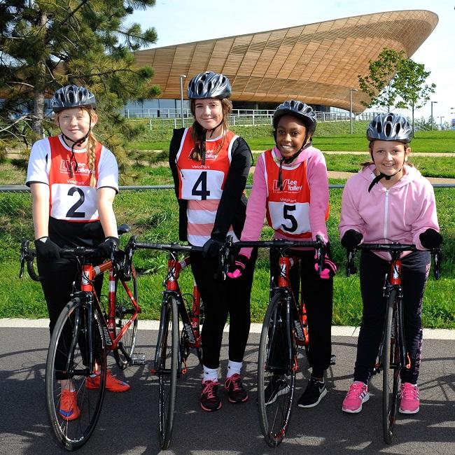 6 Nov Workshop_girls biking_ credit Lee Valley Regional Park Authority